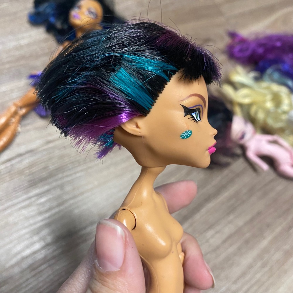 Mattel Monster High Cleo de Nile G1 2008 Nude Doll Trimmed Hair - Picture 13 of 13